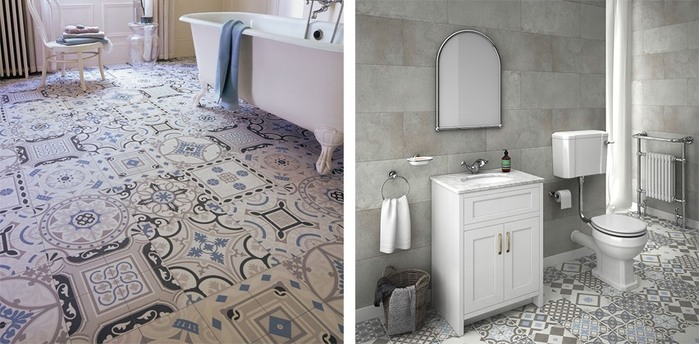 Gạch lát nền nhà tắm đa dạng về mẫu mã và giá thành