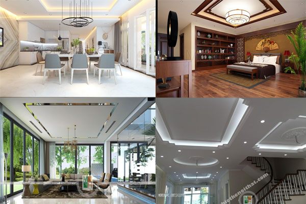 Kết cấu thi công trần thạch cao