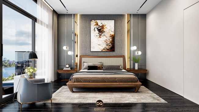 Thiết kế phòng ngủ phong cách hiện đại - Hình 1