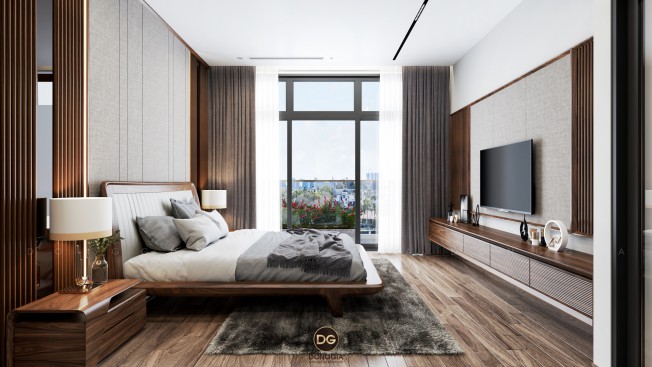 Thiết kế phòng ngủ phong cách hiện đại - Hình 2