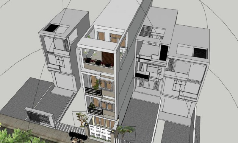 Báo giá chi phí xây nhà 1 trệt 3 lầu tại Thủ Dầu Một, Bình Dương mới