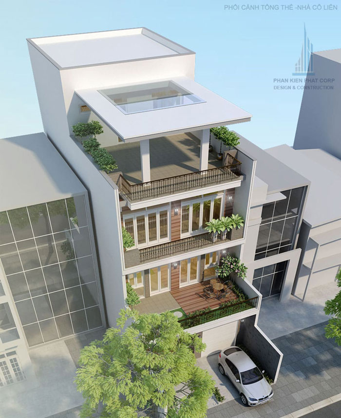 Cập nhật mẫu biệt thự 4 tầng kích thước 8x16m