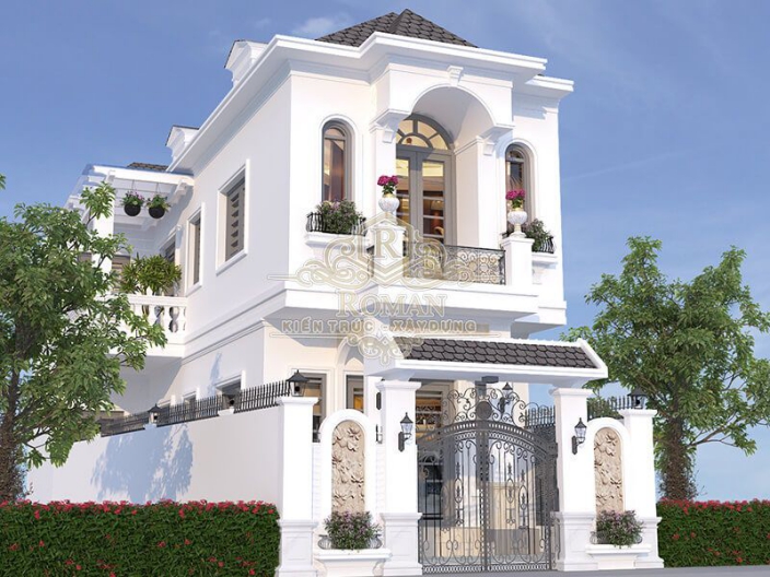 Mẫu biệt thự cổ điển cách tân - Hình 3