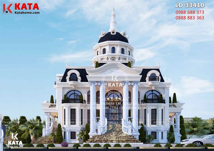 Ý tưởng thiết kế biệt thự tân cổ điển lâu đài đẹp - Hình 3