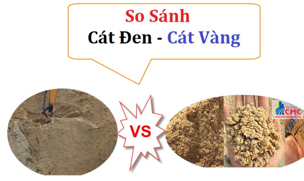 So sánh cát vàng và cát đen