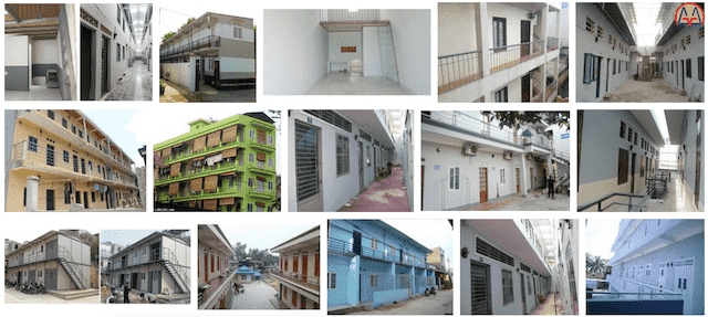 x Chi phí xây dựng nhà trọ 2 tầng