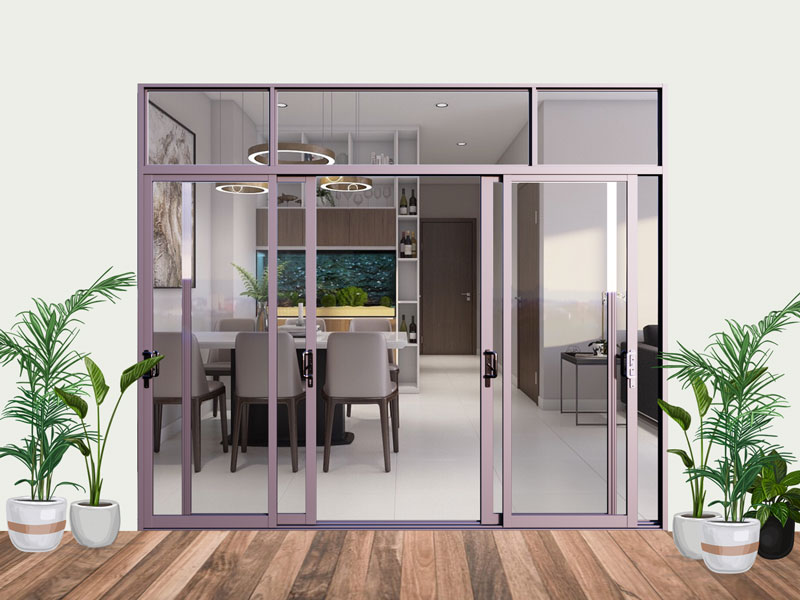 Giới thiệu cửa nhôm kính lùa 4 cánh