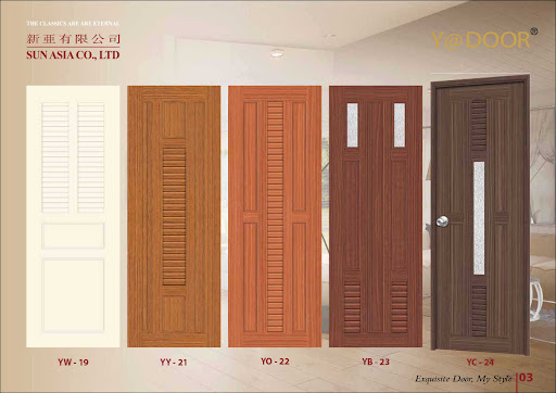 Mẫu cửa nhựa Đài Loan