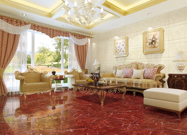 Những điểm lưu ý khi sử dụng gạch lát nền màu đỏ 