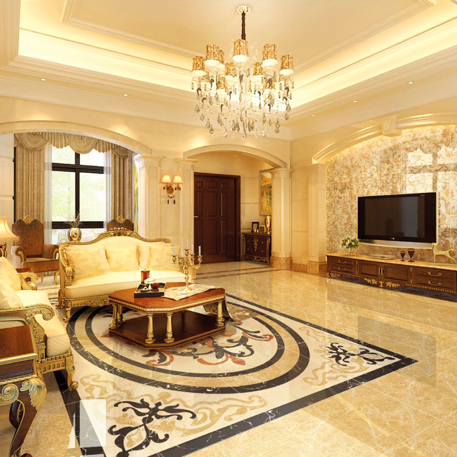 Gạch lát nền Viglacera vàng đất