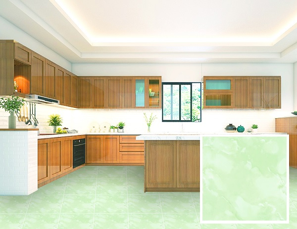 Ưu điểm của gạch lát nền màu xanh cẩm thạch là gì?