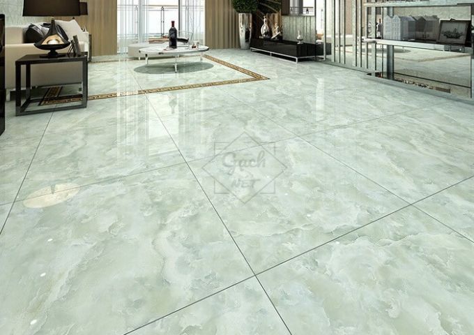 Tính năng của gạch lát nền màu xanh cẩm thạch được ứng dụng ra sao?