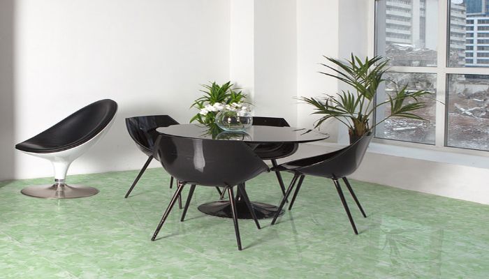 Chọn gạch lát nền màu xanh rêu phù hợp với từng không gian