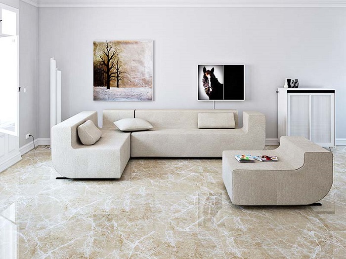 Đánh giá về gạch lát nền phòng khách hiện nay