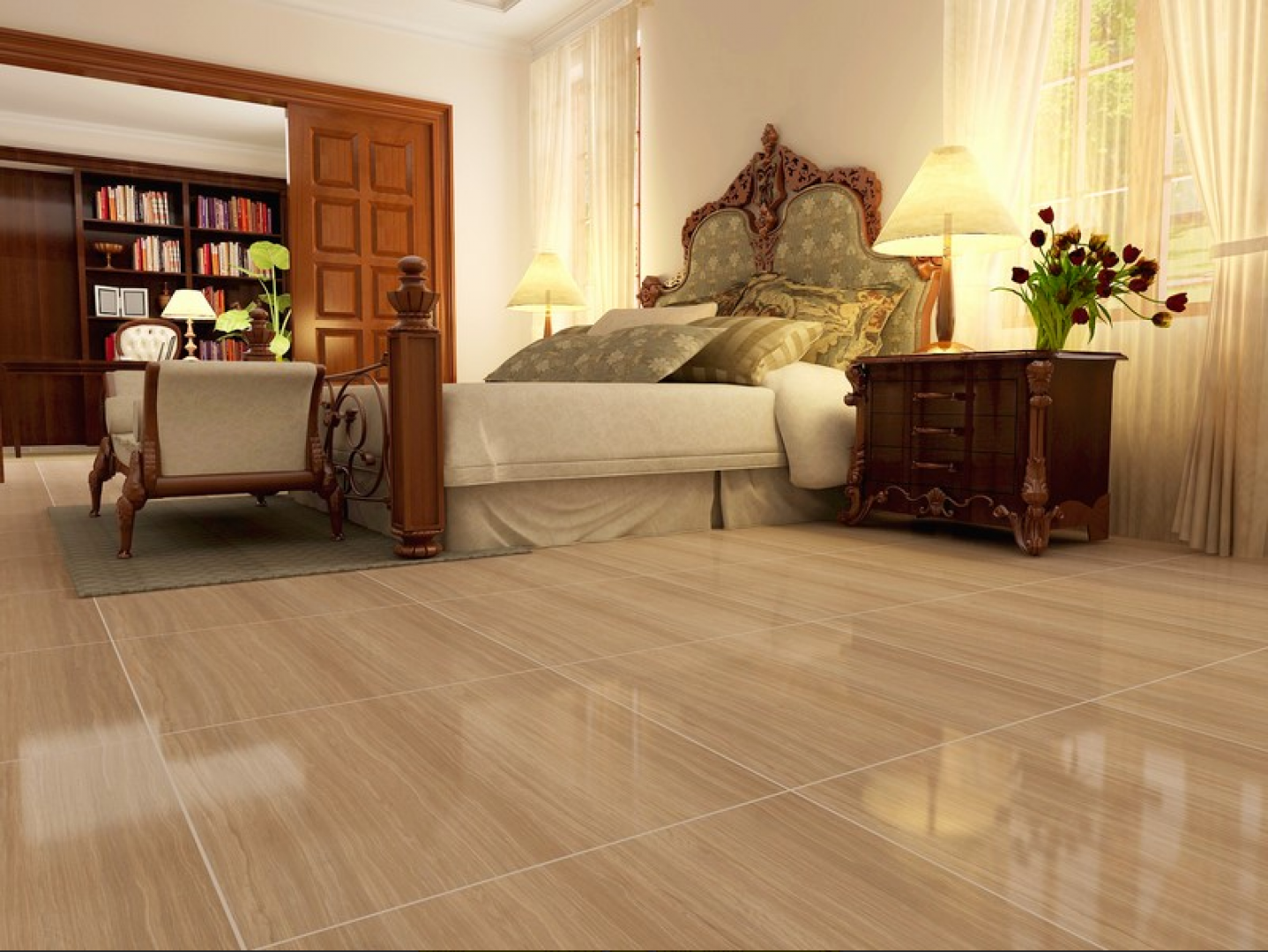 Các mẫu gạch lát nền vân gỗ 80x80 hot trong năm 2024