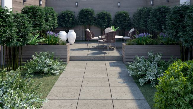 kích thước gạch lát nền sân vườn