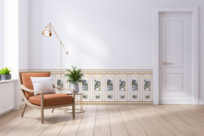 Tìm hiểu chung về gạch ốp chân tường cao 90cm