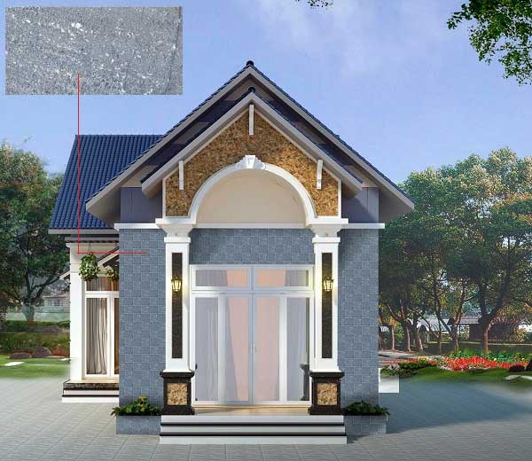 Những lý do thuyết phục nên sử dụng gạch ốp tường mặt tiền nhà cấp 4