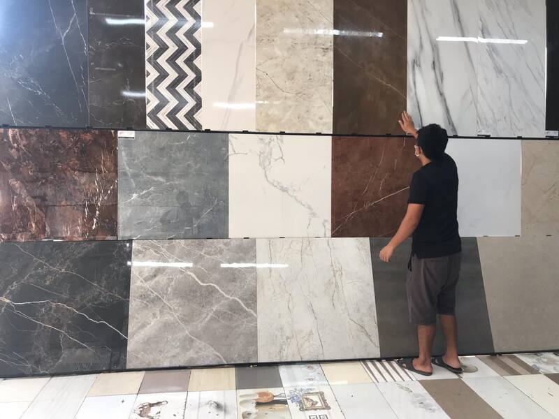 Các mẫu họa tiết gạch ốp tường phòng khách phổ biến