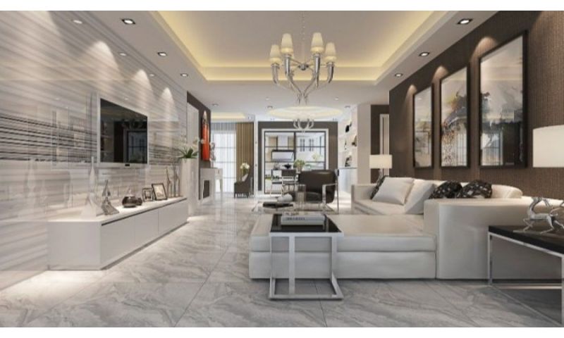 Những lưu ý cần biết khi chọn gạch ốp tường phòng khách