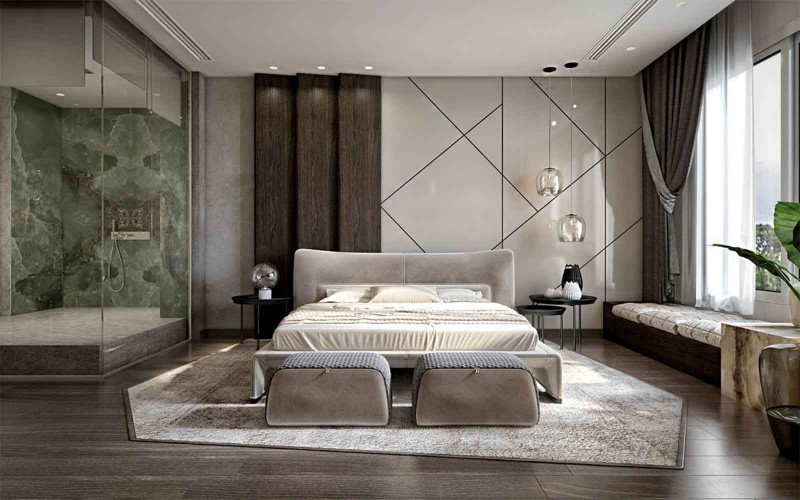 Những lưu ý khi chọn gạch ốp tường phòng ngủ