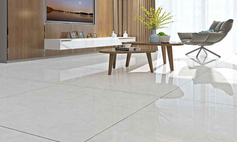 Nơi sinh hoạt của cả gia đình trở nên sang trọng và ấm cúng hơn với gạch lát nền đơn giản