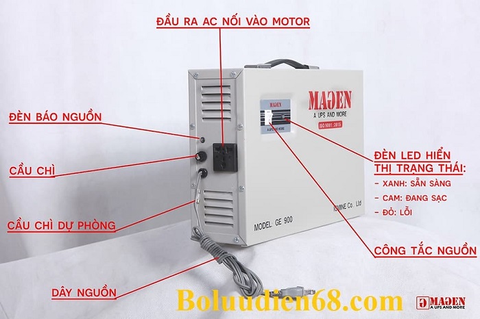 Giá bộ lưu điện cửa cuốn magen