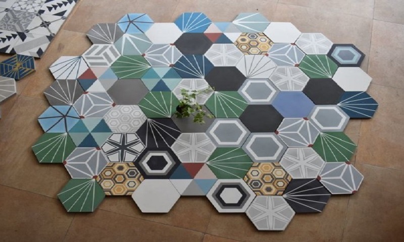 Ưu điểm của gạch lục giác ốp tường