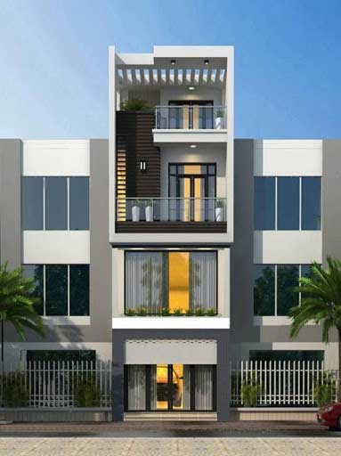 Báo giá chi phí xây nhà 4 tầng tại Hàm Thuận Bắc, Bình Thuận