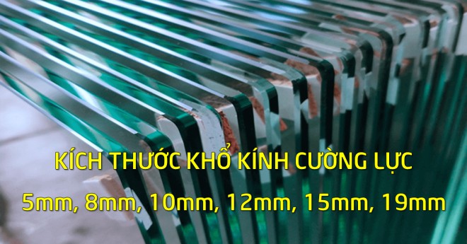  Kính cường lực kích thước nhỏ và lớn nhất