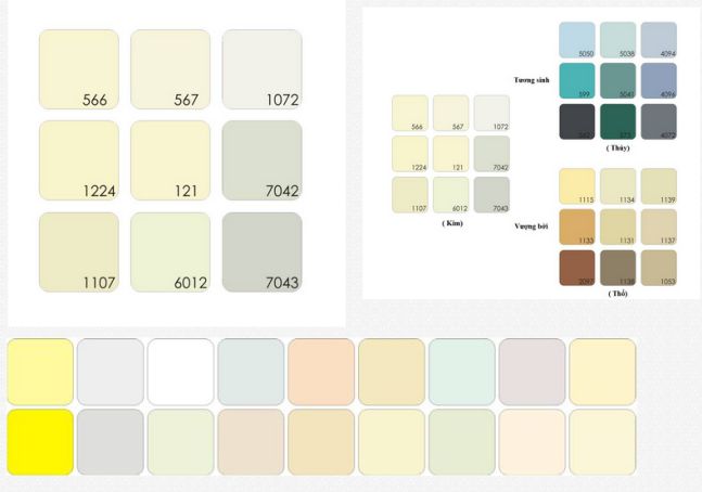 x Mệnh Kim hợp màu gì