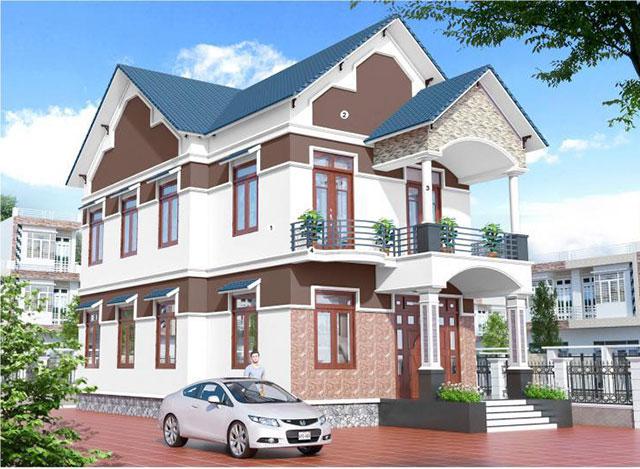 lưu ý khi sơn nhà màu trắng sứ