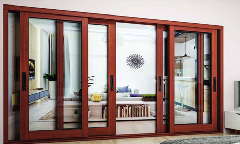 Lợi ích khi dùng mẫu cửa nhôm kính giả gỗ đẹp 