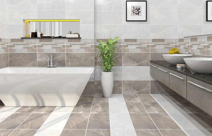 Mẫu gạch lát nền nhà vệ sinh chống trơn