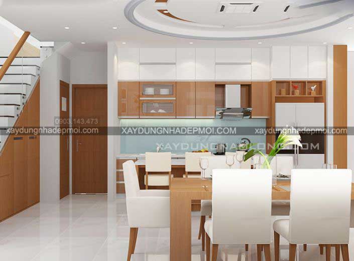 Tham quan nội thất mẫu thiết kế nhà phố 2 tầng hiện đại - Hình 3