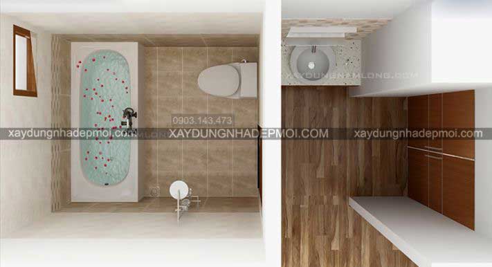 Tham quan nội thất mẫu thiết kế nhà phố 2 tầng hiện đại - Hình 6