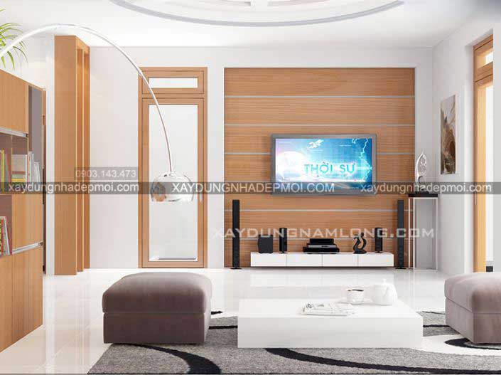 Tham quan nội thất mẫu thiết kế nhà phố 2 tầng hiện đại - Hình 1