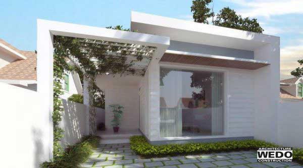 Xây nhà cấp 4 2 phòng ngủ tại bình dương