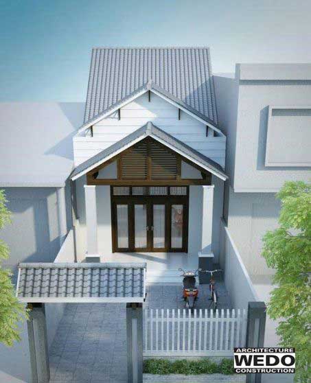 Thiết kế nhà cấp 4 đơn giản