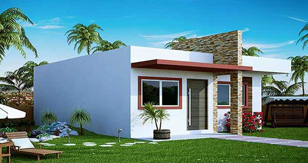 Thiết kế nhà ống 1 tầng mái bằng đẹp - Hình 13