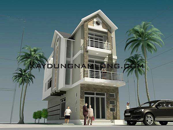 Nhà phố 2 mặt tiền hiện đại - Hình 5