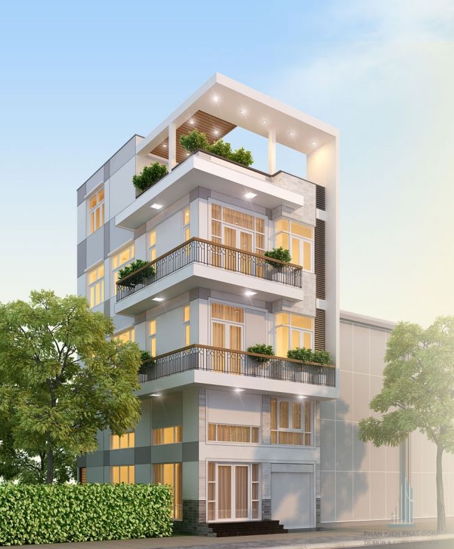 chi tiết các phí xây nhà 4 tầng tại Tuy Phong, Bình Thuận