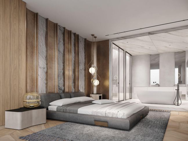 thiết kế mẫu nhà vệ sinh trong phòng ngủ