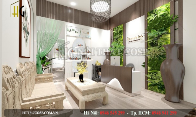 Mẫu spa diện tích 40m2 - Hình 12