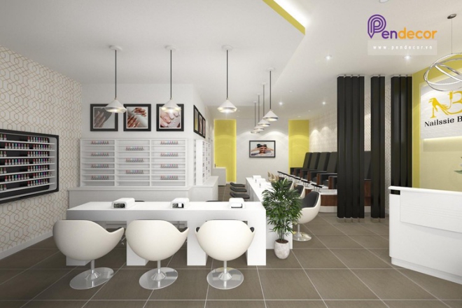 Mẫu spa diện tích 40m2 - Hình 7