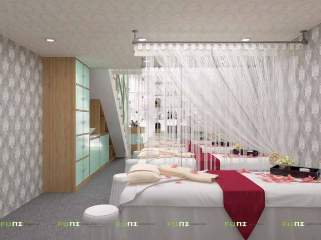 Mẫu spa diện tích 40m2 - Hình 9