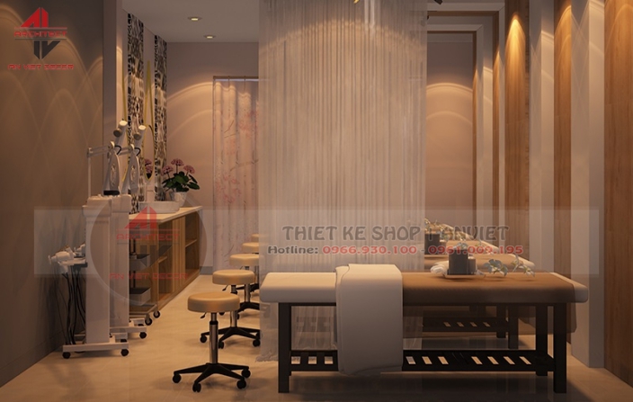 Phòng spa diện tích 60m2 đẹp - Mẫu số 1