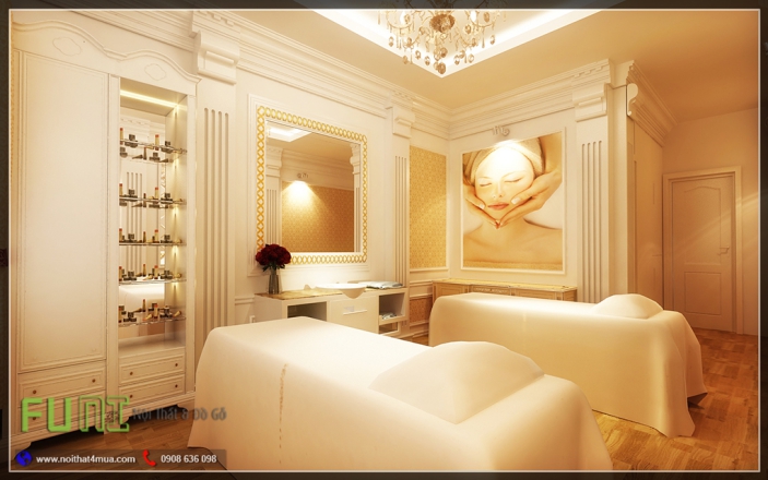 Phòng spa diện tích 60m2 đẹp - Mẫu số 9