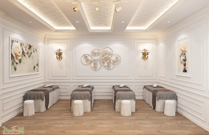 Phòng spa diện tích 60m2 đẹp - Mẫu số 14