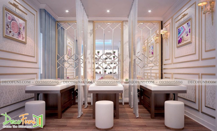 Phòng spa diện tích 60m2 đẹp - Mẫu số 2